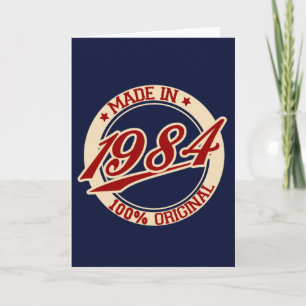 made in 1984 kort
