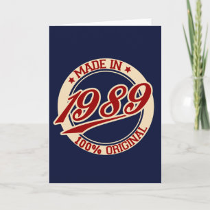 made in 1989 kort