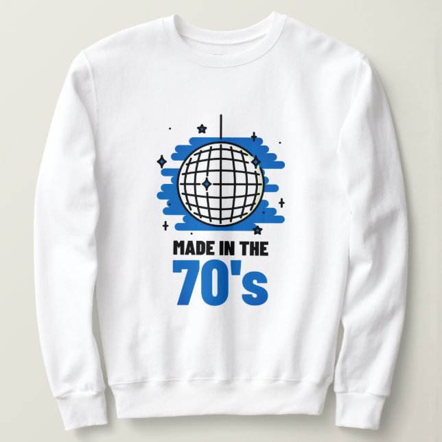 Made in 70:s sötskjorta t shirt (Design framsida)