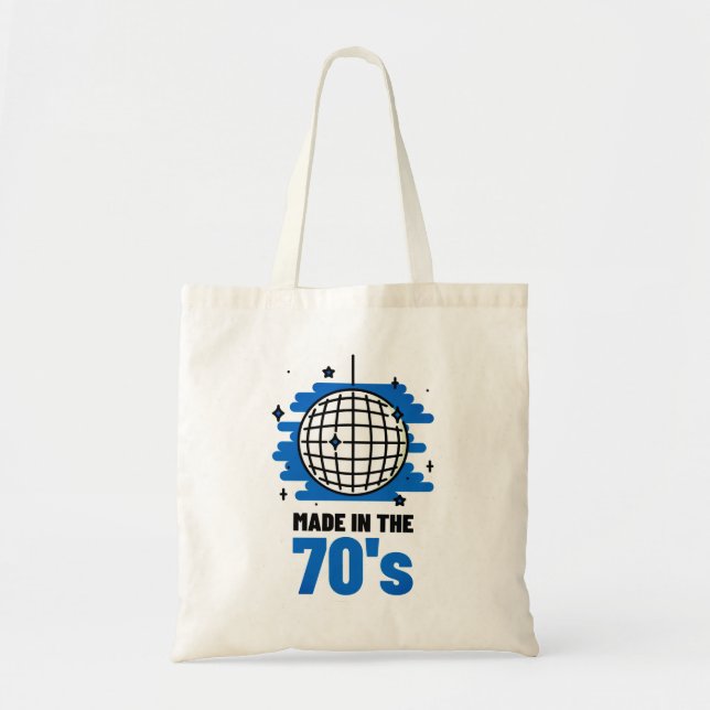 Made in 70:s Tote Bag Tygkasse (Framsidan)