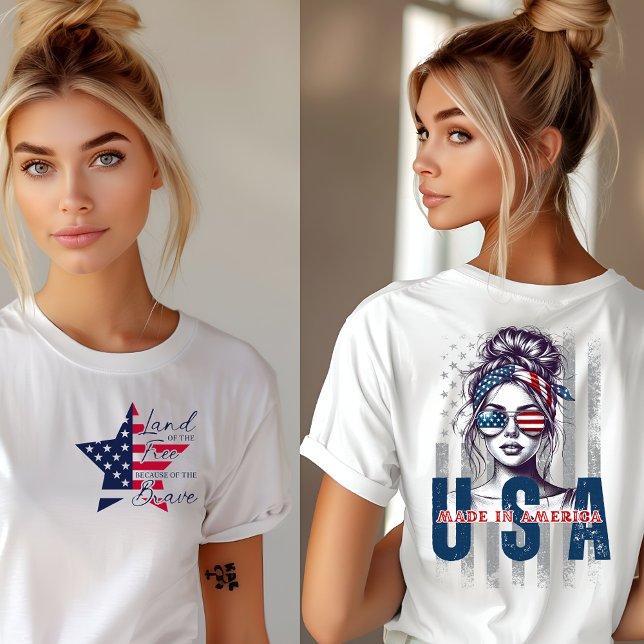Made in America: Land of the Free T-Shirt (Skapare uppladdad)
