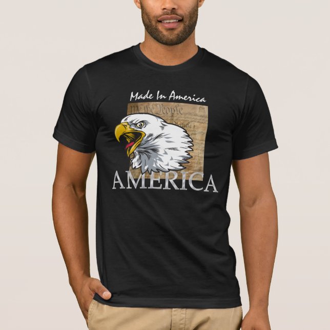 Made in America Påstående Shirt Tee (Framsida)
