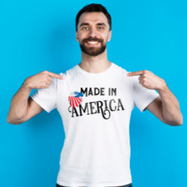 Made in america Red white and blue eagle T Shirt