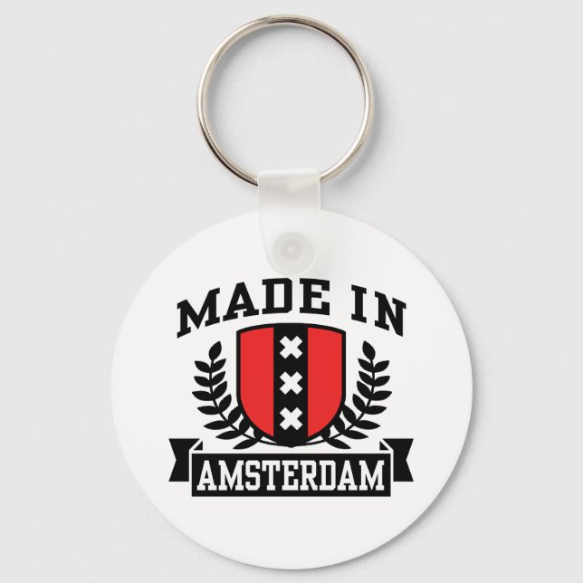 made in Amsterdam Nyckelring (Framsida)