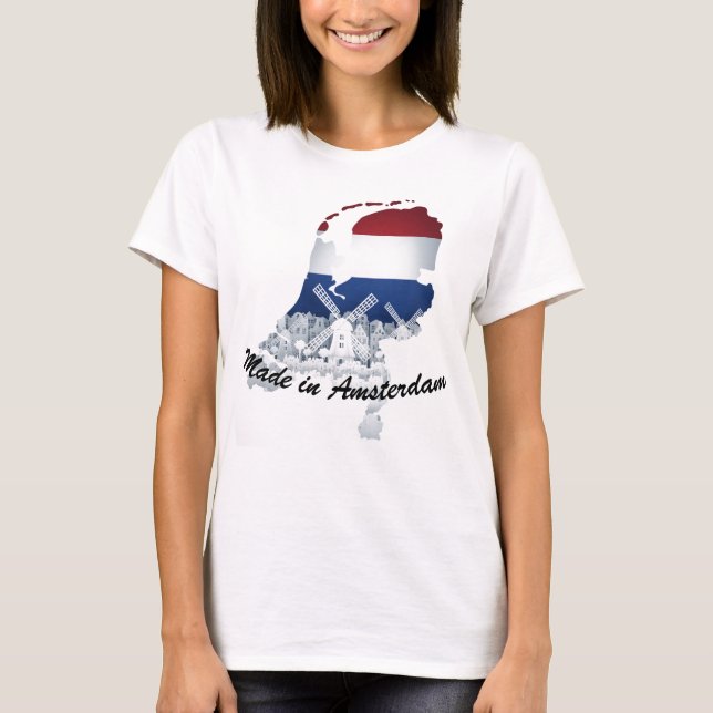 Made in Amsterdam T Shirt (Framsida)