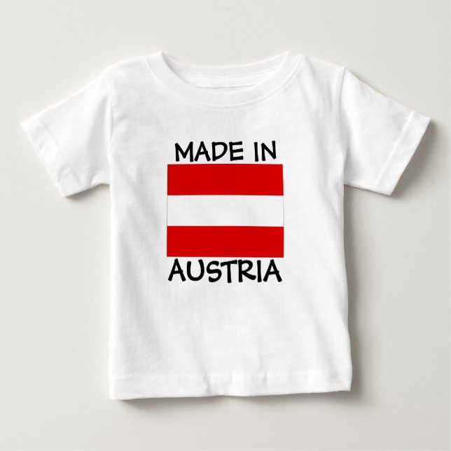 Made in Austria baby shirt Tröja (Framsida)