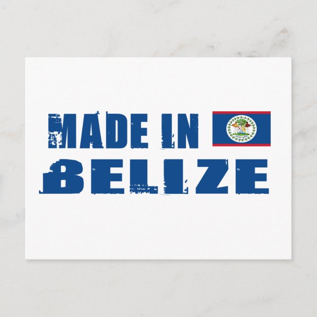 Made in Belize Vykort (Framsida)