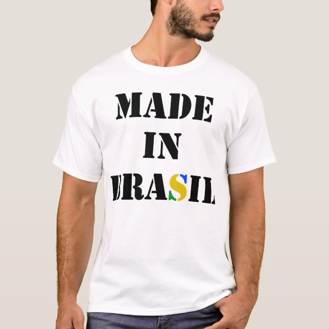 Made In Brasil - Camiseta Tee Shirt (Framsida)