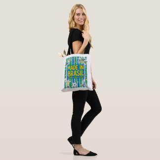 Made In Brasil Cultural Icons Colorful Design Tygkasse