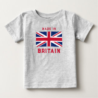 "Made in Britain" (Red Text) Vintage Union Jack T Shirt