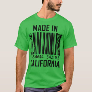 Made in California Barcode T Shirt