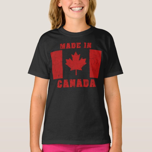 ’Made in Canada’ moderskap Tee (Framsida)