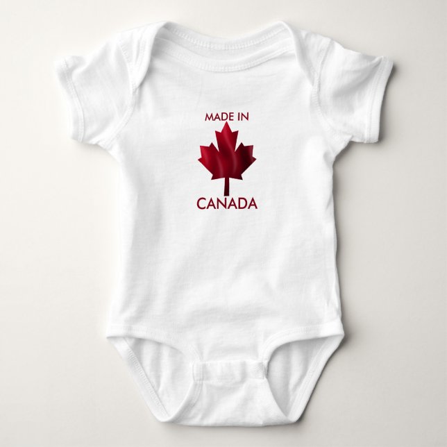 Made in Canada Red Maple T Shirt (Framsida)