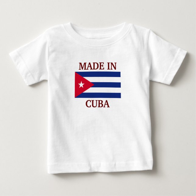 Made in Cuba Tee Shirt (Framsida)