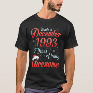 made in December 1993 Grattis på födelsedagen 27 å T Shirt