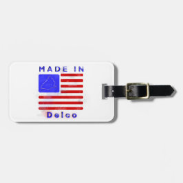 Made in Delco Anpassade Bagagebricka