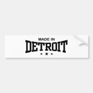 Made in Detroit Bildekal