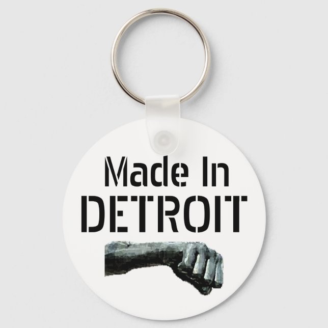 Made in Detroit Nyckelring (Framsida)