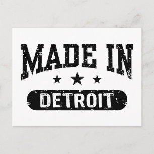 Made in Detroit Vykort