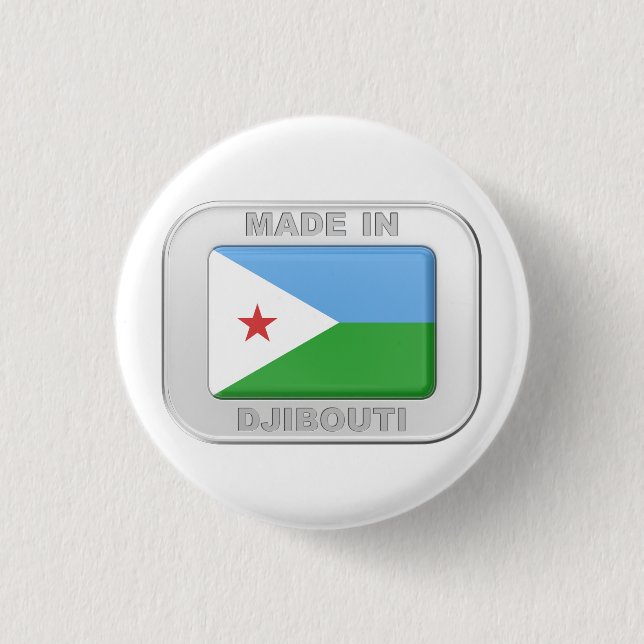 Made in Djibouti Knapp (Framsida)