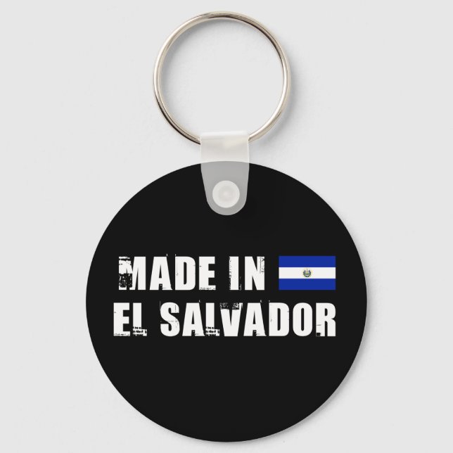 Made in El Salvador Nyckelring (Framsida)