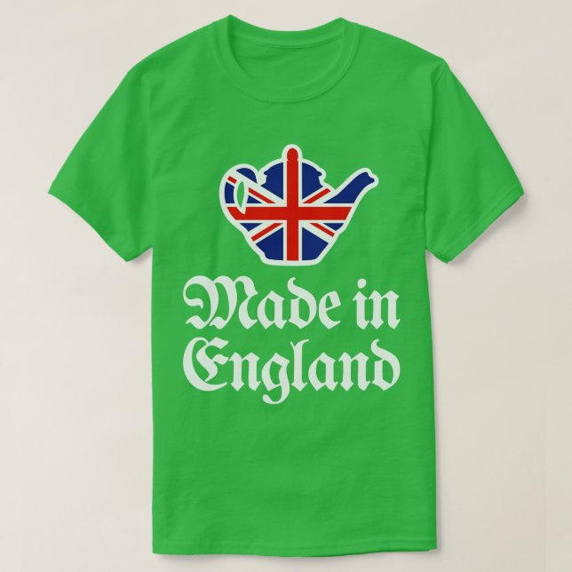 Made in England tekanna Underbar Britain Union Jac T Shirt (Design framsida)