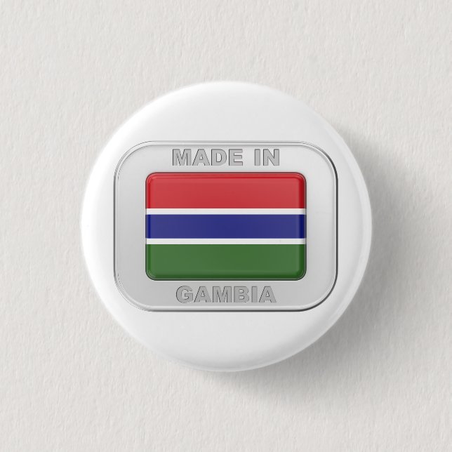Made in Gambia Knapp (Framsida)