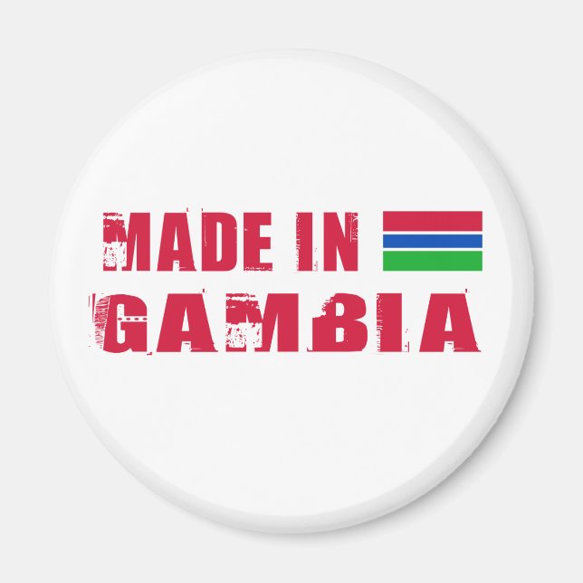 Made in Gambia Magnet (Framsidan)
