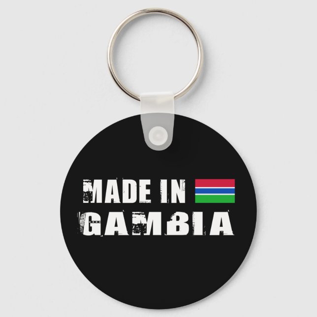 Made in Gambia Nyckelring (Framsida)