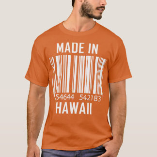 Made in Hawaii Barcode Funny T Shirt