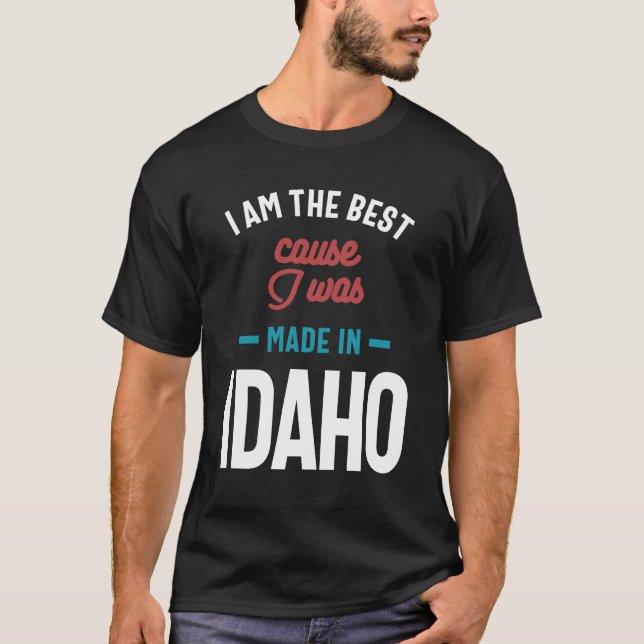 Made in Idaho T Shirt (Framsida)