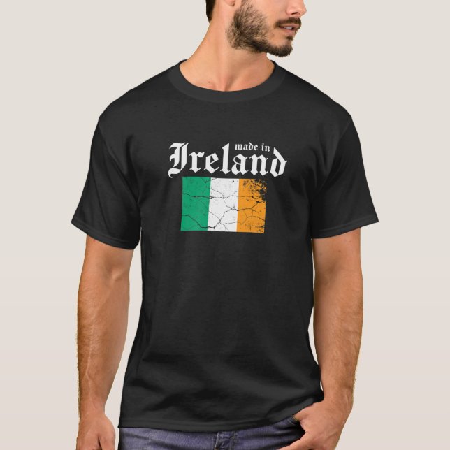 Made In Ireland Leprechaun St Paddy Saint Patrick' T Shirt (Framsida)