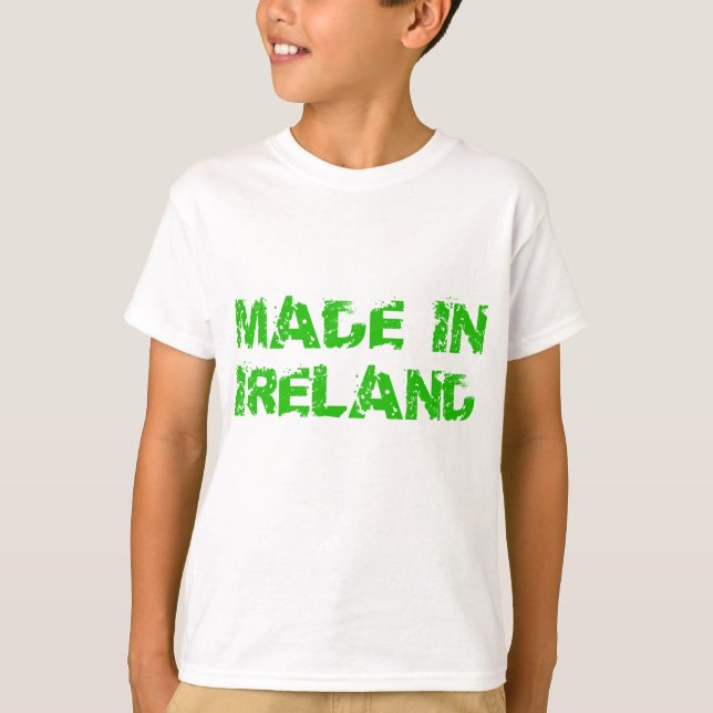 Made in Ireland St. Patrick Day T Shirt (Framsida)