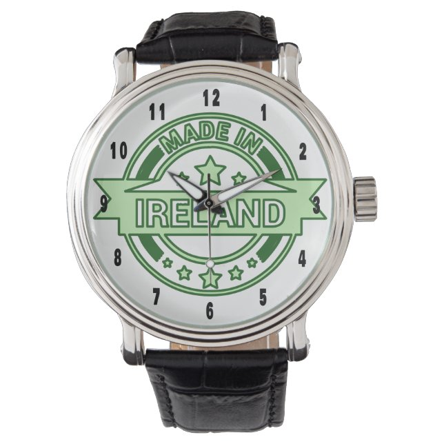 Made in Ireland St patrick's day Armbandsur (Framsida)