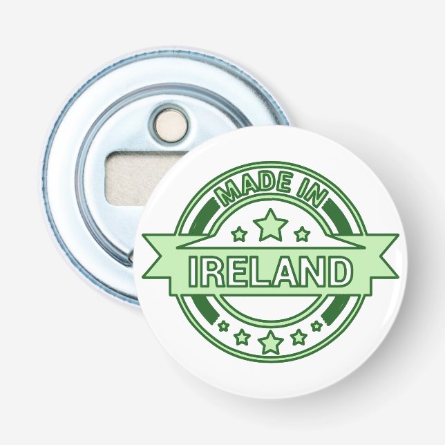 Made in Ireland St patrick's day Flasköppnare (Framsidan)