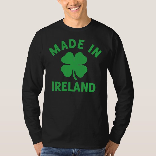 Made in Ireland St patrick's day T-shirt (Framsida)