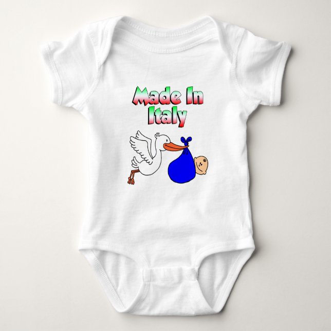 Made in Italien Stork Blue Tee (Framsida)