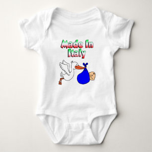 Made in Italien Stork Blue Tee Shirt
