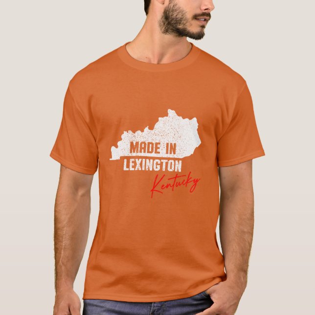 Made In Lexington Kentucky Oversized T Shirt (Framsida)