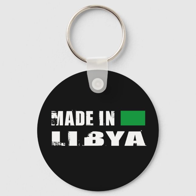 Made in Libyen Nyckelring (Framsida)