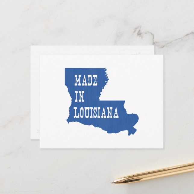 Made in Louisiana Vykort (Fram/Back In Situ)