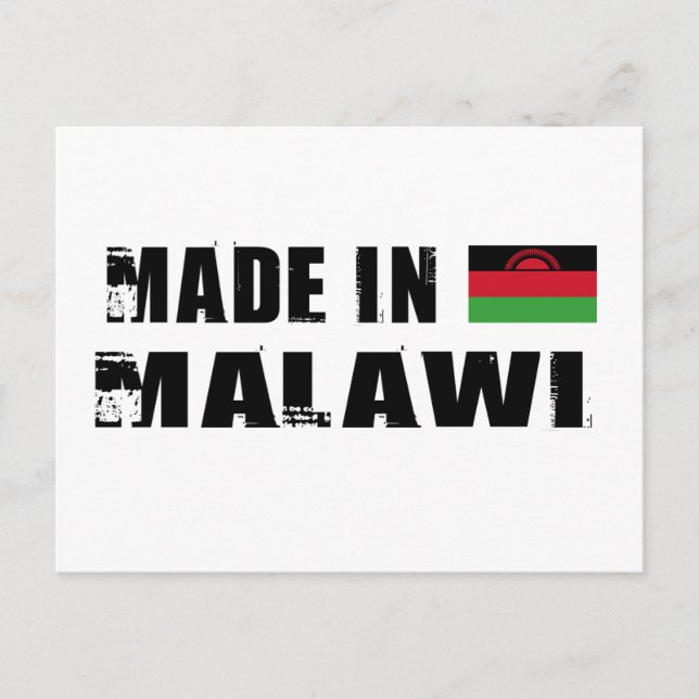 Made in Malawi Vykort (Framsida)