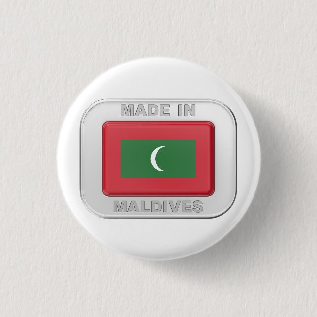 Made in Maldives Knapp (Framsida)