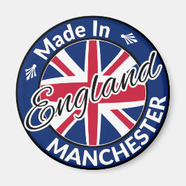 Made in Manchester England Union Jack Flagga Magnet