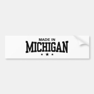 made in Michigan Bildekal