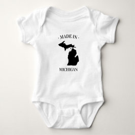 Made in Michigan MI Baby Bodykostym T Shirt