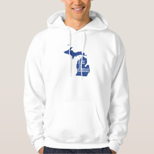 Made in Michigan Shaped Michigander Michiganian Sweatshirt