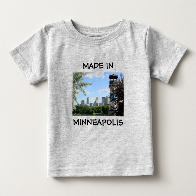 Made in Minneapolis baby shirt T (Framsida)
