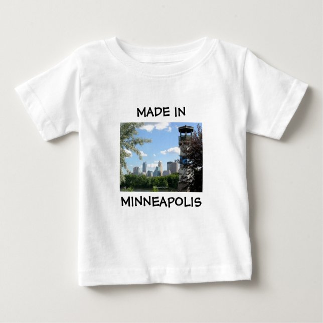 Made in Minneapolis baby shirt T Shirt (Framsida)