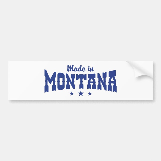 Made in Montana Bildekal (Framsidan)